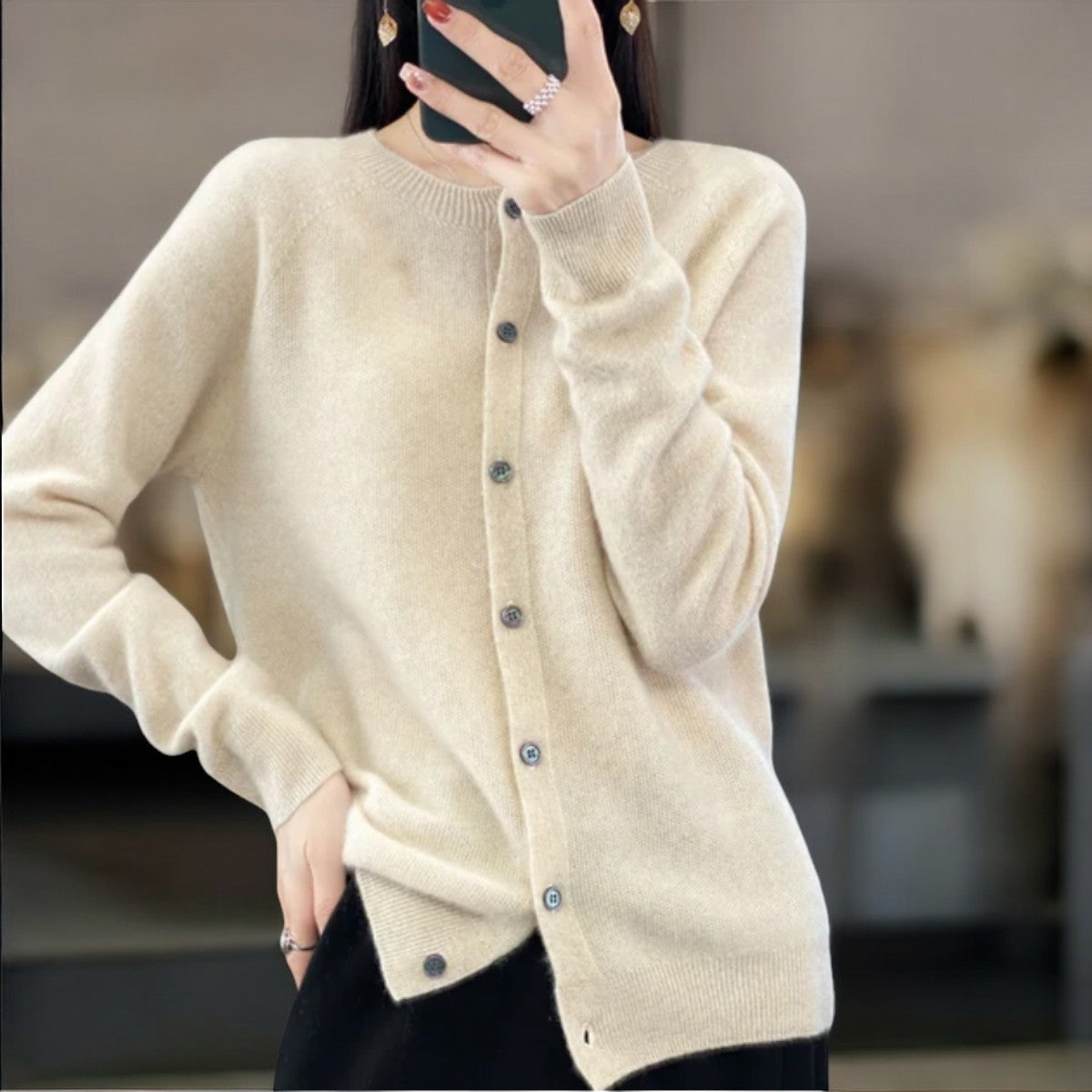 Mirella | Cardigan Confortevole con Bottoni