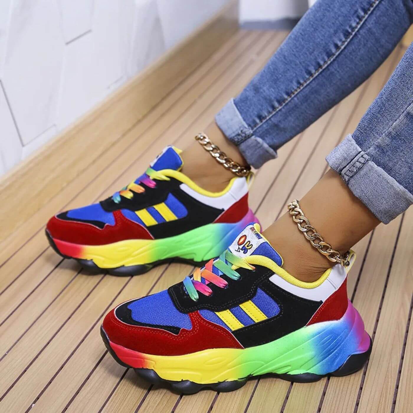 Aurora™ | Sneakers Ortopediche Colorate per Comfort e Stile