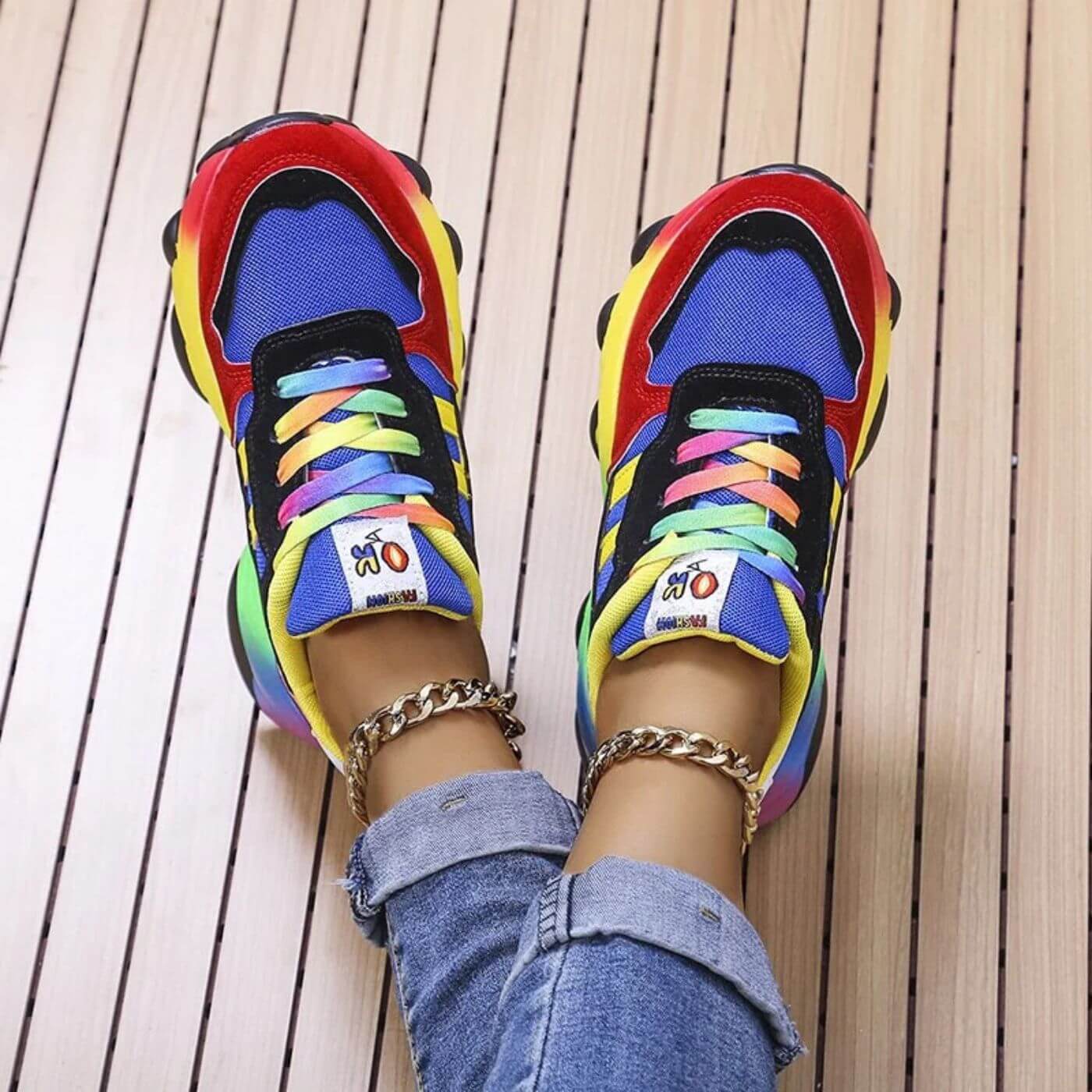 Aurora™ | Sneakers Ortopediche Colorate per Comfort e Stile
