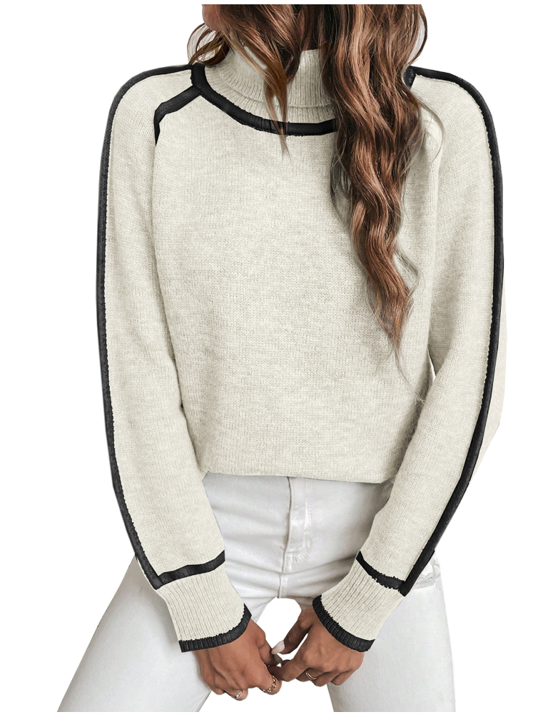 Fiora | Maglione dolce con colletto alto