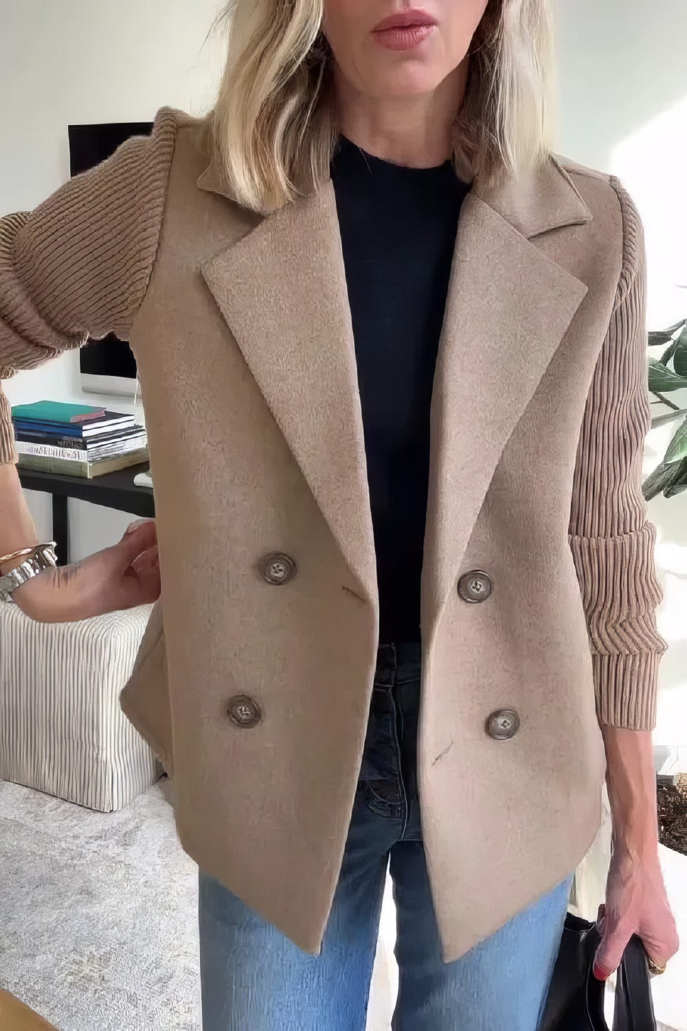 CLAIRE™ | Giacca Cardigan Patchwork